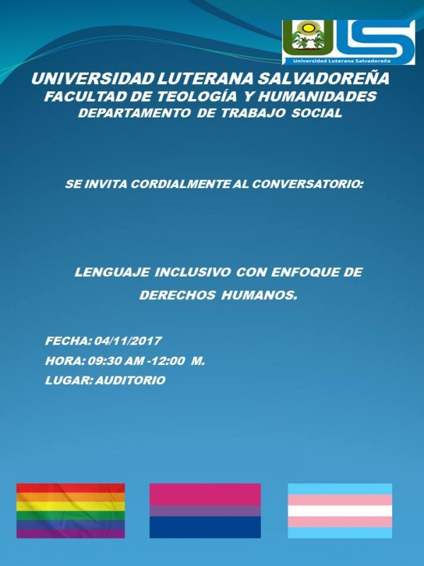 Conversatorio: Lenguaje inclusivo con enfoque de Derechos Humanos